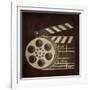 Now Showing Slate and Reel-Gina Ritter-Framed Art Print