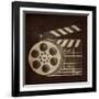 Now Showing Slate and Reel-Gina Ritter-Framed Art Print