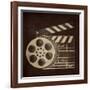 Now Showing Slate and Reel-Gina Ritter-Framed Art Print