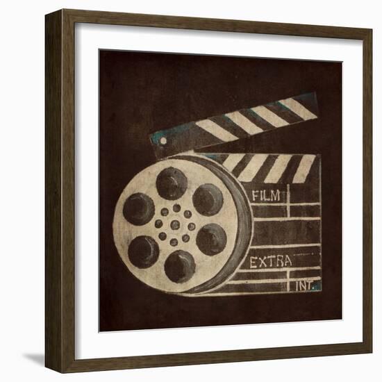 Now Showing Slate and Reel-Gina Ritter-Framed Art Print