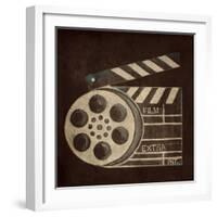 Now Showing Slate and Reel-Gina Ritter-Framed Art Print