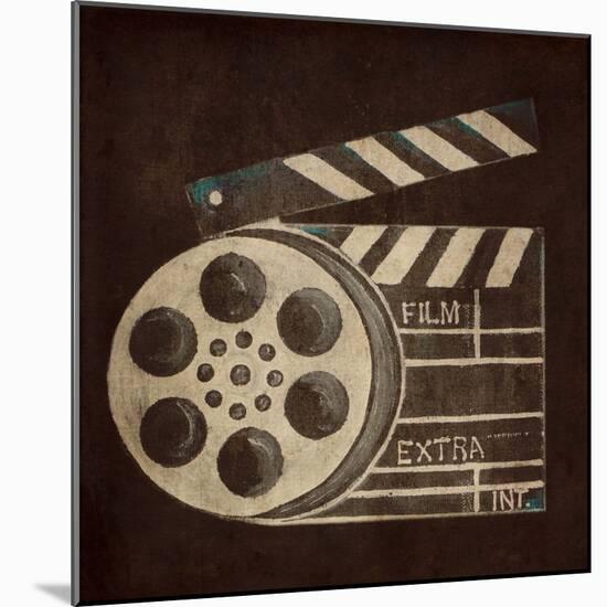 Now Showing Slate and Reel-Gina Ritter-Mounted Art Print