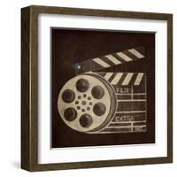 Now Showing Slate and Reel-Gina Ritter-Framed Art Print