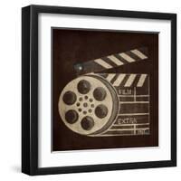 Now Showing Slate and Reel-Gina Ritter-Framed Art Print