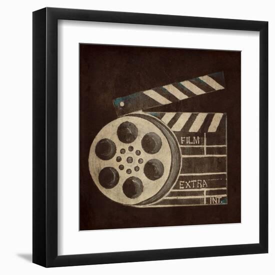 Now Showing Slate and Reel-Gina Ritter-Framed Art Print