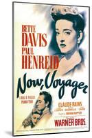 Now, Voyager, Bette Davis, Bette Davis, Paul Henreid on Midget Window Card, 1942-null-Mounted Art Print