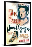 Now, Voyager, Bette Davis, Bette Davis, Paul Henreid on Midget Window Card, 1942-null-Framed Art Print