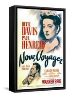 Now, Voyager, Bette Davis, Bette Davis, Paul Henreid on Midget Window Card, 1942-null-Framed Stretched Canvas