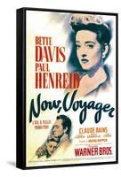 Now, Voyager, Bette Davis, Bette Davis, Paul Henreid on Midget Window Card, 1942-null-Framed Stretched Canvas
