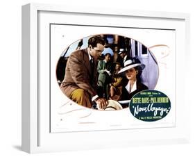 Now, Voyager, from Left, Paul Henreid, Bette Davis, 1942-null-Framed Art Print