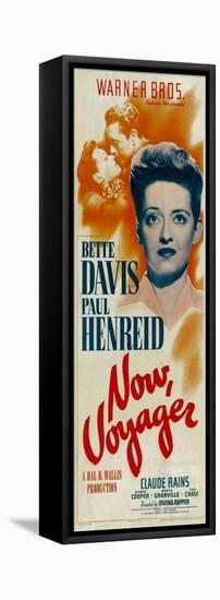 NOW, VOYAGER, top from left: Bette Davis, Paul Henreid, bottom: Bette Davis, 1942-null-Framed Stretched Canvas