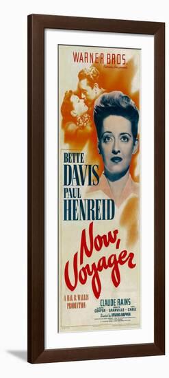 NOW, VOYAGER, top from left: Bette Davis, Paul Henreid, bottom: Bette Davis, 1942-null-Framed Premium Giclee Print