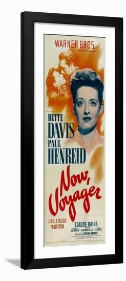 NOW, VOYAGER, top from left: Bette Davis, Paul Henreid, bottom: Bette Davis, 1942-null-Framed Art Print