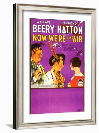 Now We're in the Air, 1927-null-Framed Art Print