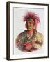 Nowaykesugga, an Otto, Illustration from 'The Indian Tribes of North America, Vol.3', by Thomas…-Charles Bird King-Framed Giclee Print