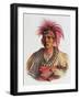 Nowaykesugga, an Otto, Illustration from 'The Indian Tribes of North America, Vol.3', by Thomas…-Charles Bird King-Framed Giclee Print