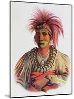 Nowaykesugga, an Otto, Illustration from 'The Indian Tribes of North America, Vol.3', by Thomas…-Charles Bird King-Mounted Giclee Print