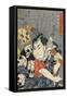 Nozarashi Gosuke-Kuniyoshi Utagawa-Framed Stretched Canvas