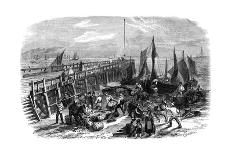 Return of the Herring Boats, Yarmouth, Isle of Wight, 1856-NR Woods-Giclee Print