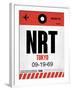 NRT Tokyo Luggage Tag 1-NaxArt-Framed Art Print