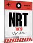 NRT Tokyo Luggage Tag 1-NaxArt-Mounted Art Print
