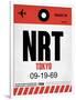 NRT Tokyo Luggage Tag 1-NaxArt-Framed Art Print