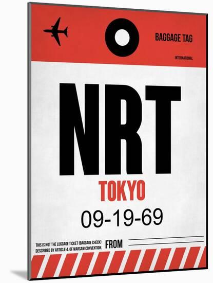 NRT Tokyo Luggage Tag 1-NaxArt-Mounted Art Print