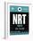 NRT Tokyo Luggage Tag 2-NaxArt-Framed Art Print