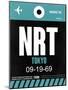 NRT Tokyo Luggage Tag 2-NaxArt-Mounted Art Print