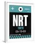 NRT Tokyo Luggage Tag 2-NaxArt-Framed Art Print