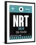 NRT Tokyo Luggage Tag 2-NaxArt-Framed Art Print