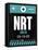 NRT Tokyo Luggage Tag 2-NaxArt-Framed Stretched Canvas