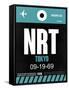 NRT Tokyo Luggage Tag 2-NaxArt-Framed Stretched Canvas