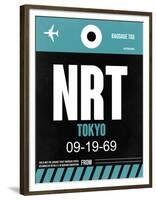 NRT Tokyo Luggage Tag 2-NaxArt-Framed Art Print