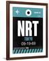 NRT Tokyo Luggage Tag 2-NaxArt-Framed Art Print