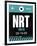 NRT Tokyo Luggage Tag 2-NaxArt-Framed Art Print