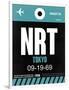 NRT Tokyo Luggage Tag 2-NaxArt-Framed Art Print