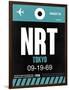 NRT Tokyo Luggage Tag 2-NaxArt-Framed Art Print