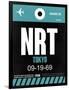 NRT Tokyo Luggage Tag 2-NaxArt-Framed Art Print