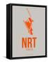 Nrt Tokyo Poster 1-NaxArt-Framed Stretched Canvas