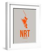 Nrt Tokyo Poster 1-NaxArt-Framed Art Print