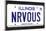 NRVOUS License Plate Movie Poster-null-Framed Poster