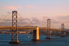 Bay Bridge at Sunset-nstanev-Framed Photographic Print