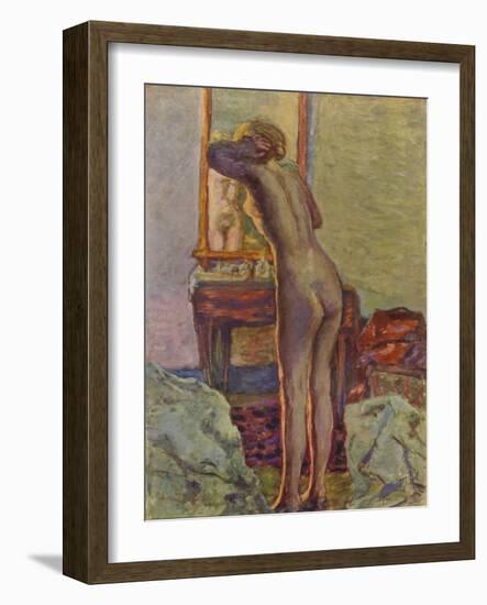 'Nu A La Coiffeuse', 1935-Pierre Bonnard-Framed Giclee Print