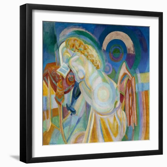 Nu à la coiffeuse-Robert Delaunay-Framed Giclee Print