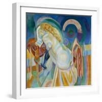 Nu à la coiffeuse-Robert Delaunay-Framed Giclee Print