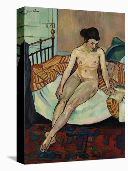 Nu à la couverture rayée-Suzanne Valadon-Stretched Canvas