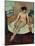 Nu à la couverture rayée-Suzanne Valadon-Mounted Giclee Print