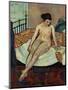 Nu à la couverture rayée-Suzanne Valadon-Mounted Giclee Print