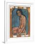 Nu Assis, C.1909 (Oil on Canvas)-Amedeo Modigliani-Framed Giclee Print